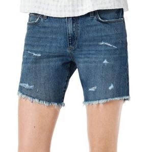 Joe's Jeans Distressed Denim Cutoff Jean Shorts Frayed Bermuda Shorts Size 30